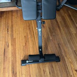 Roman Chair Hyperextension Bench – Adjustable Back Extension Machine for Glutes, Hamstrings & Lower Back – Foldable Multi-Purpose Workout Equipment fo