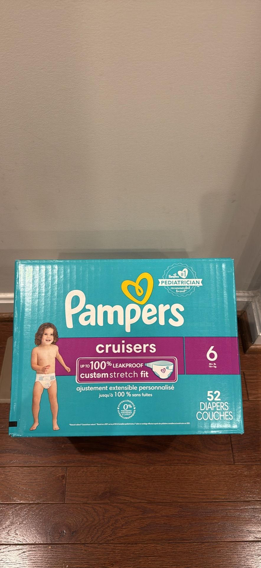 Pampers cruisers size 6 $25/each box