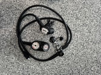 Scuba Regulator And Gauge