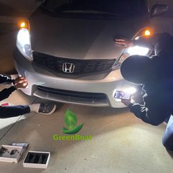 H11 H9 H8 LED Headlight Bulb Kit Low Beam Fog Light 60W 6000K 7600LM US brand#GreenBoat