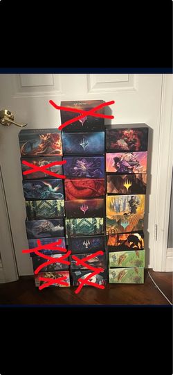 Collectible Magic the Gathering Storage Boxes (UPDATED)