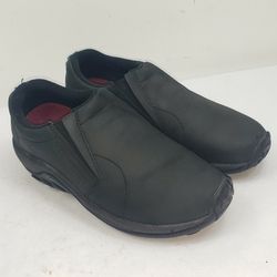 Merrell Womens Size 8 Jungle Moc Slip on Black Loafer Driving Shoes J55992 