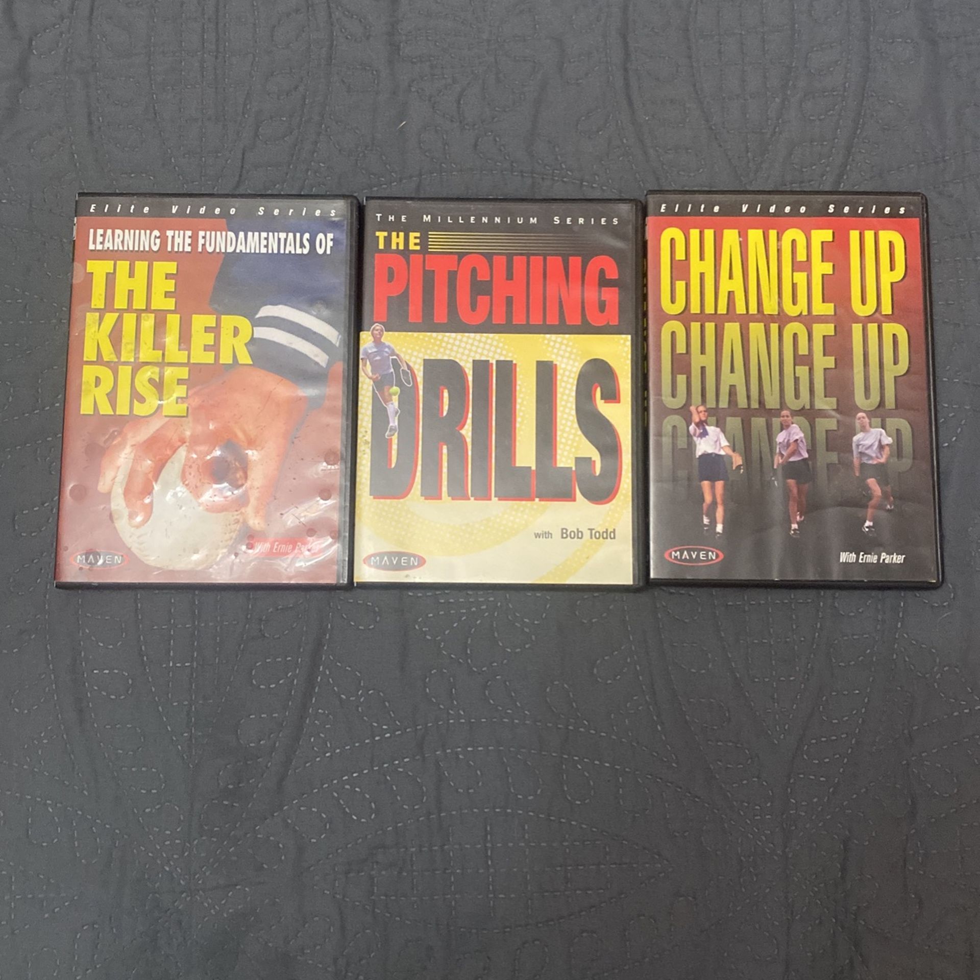 Softball Pitching DVD’s With Free Guide Book And Binder With Drills