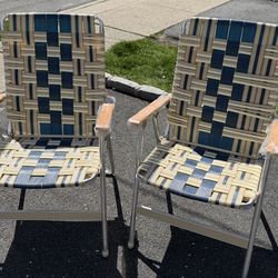 Beach chairs set of 2 NEW