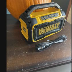 Dewalt Bluetooth Speaker U Can Used Cord Or Battery. New $110 How Show In The Picture