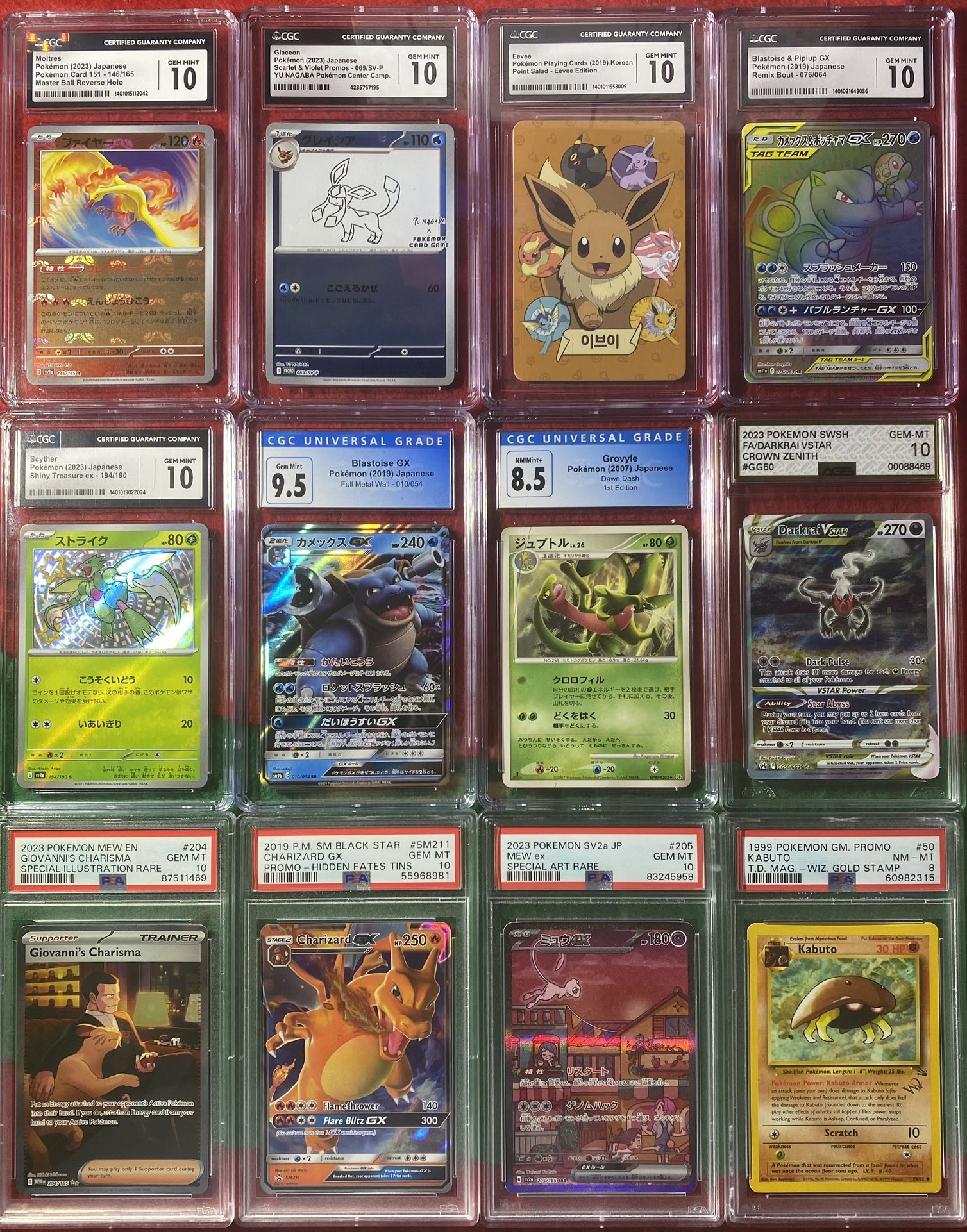 Pokémon Cards And Slabs