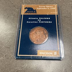 Season Opener Atlanta Falcons Vs Carolina Panthers Coin