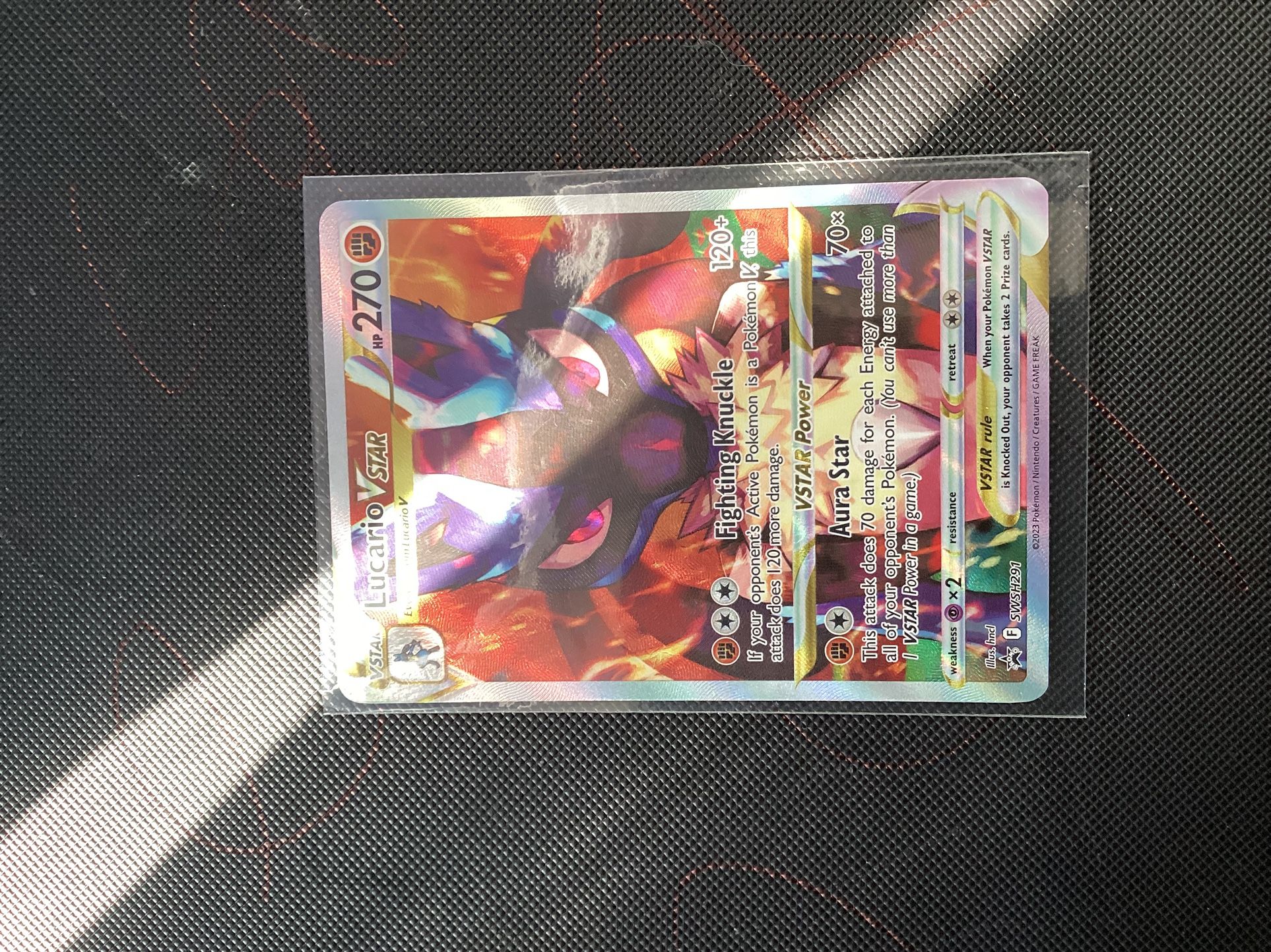 Lucario V Star Pokémon Card