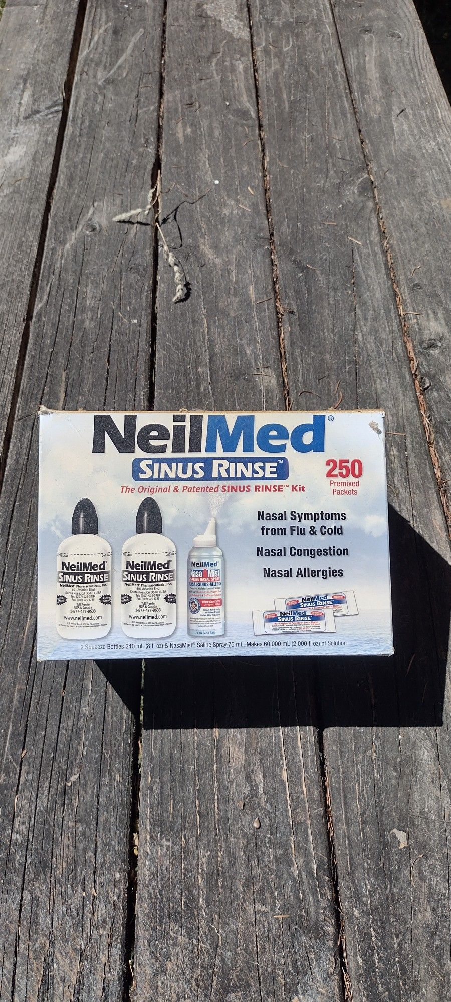 NEILMED SINUS RINSE 250 PACKETS
