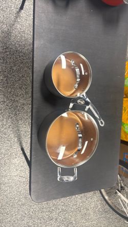 Two piece Gotham steel pot set two sizes