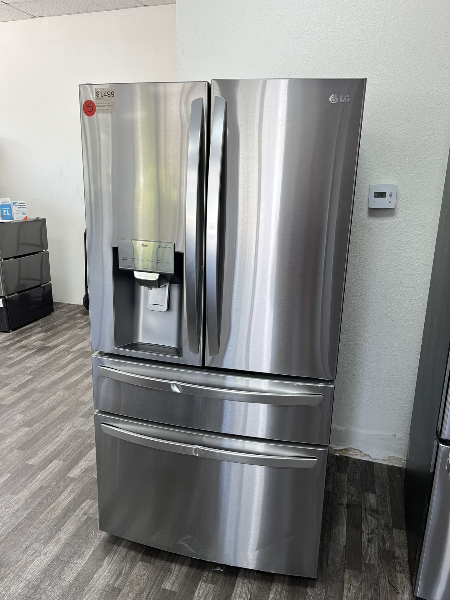 $1499 LG 4 Door French Door Fridge, Open Box, One Yr Warranty