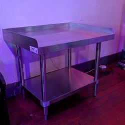 STAINLESS STEEL REGENCY NSF TABLE 