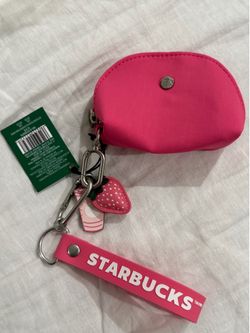 Starbucks pouch n key chain