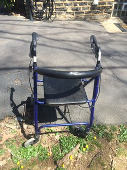 Wheel chair as is needs brake adjustment
