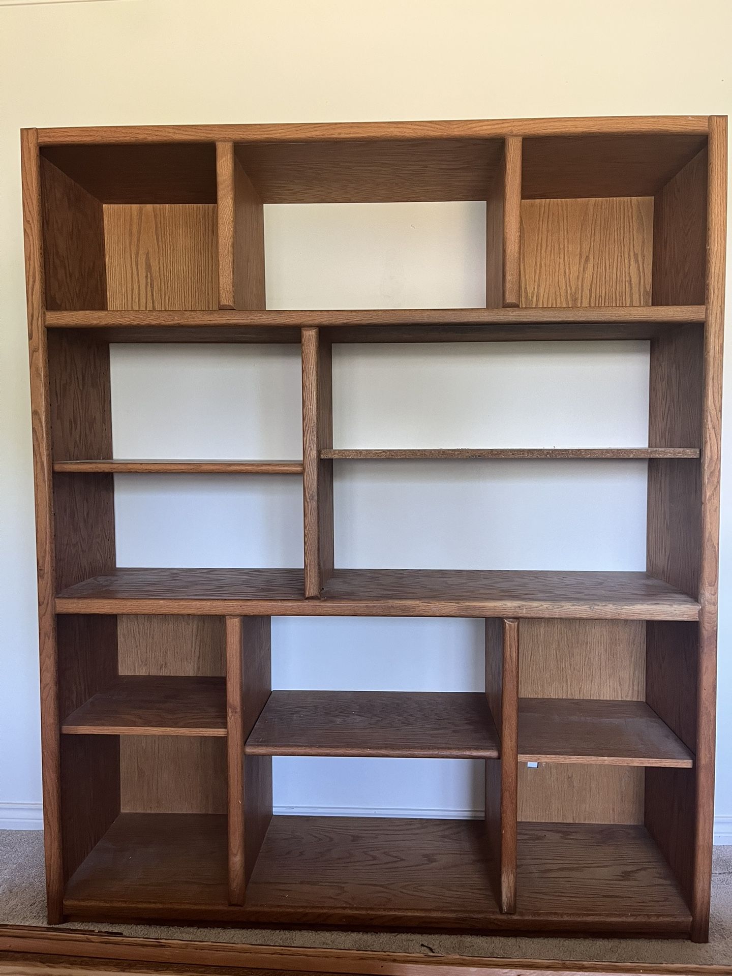 Solid Oak Bookshelf