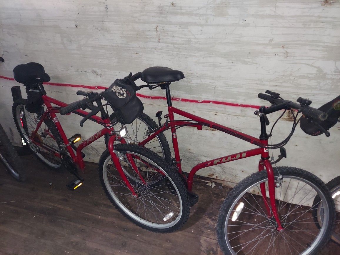 2 Fuji folding bikes