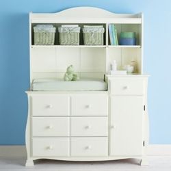 Savanna Bella Changing Table With Hutch
