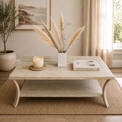 Gorgeous Pottery Barn STYLE Aptos Coffee Table so BOHO CHIC