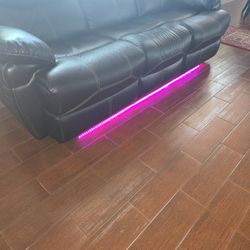 Leather Couch LED Lights