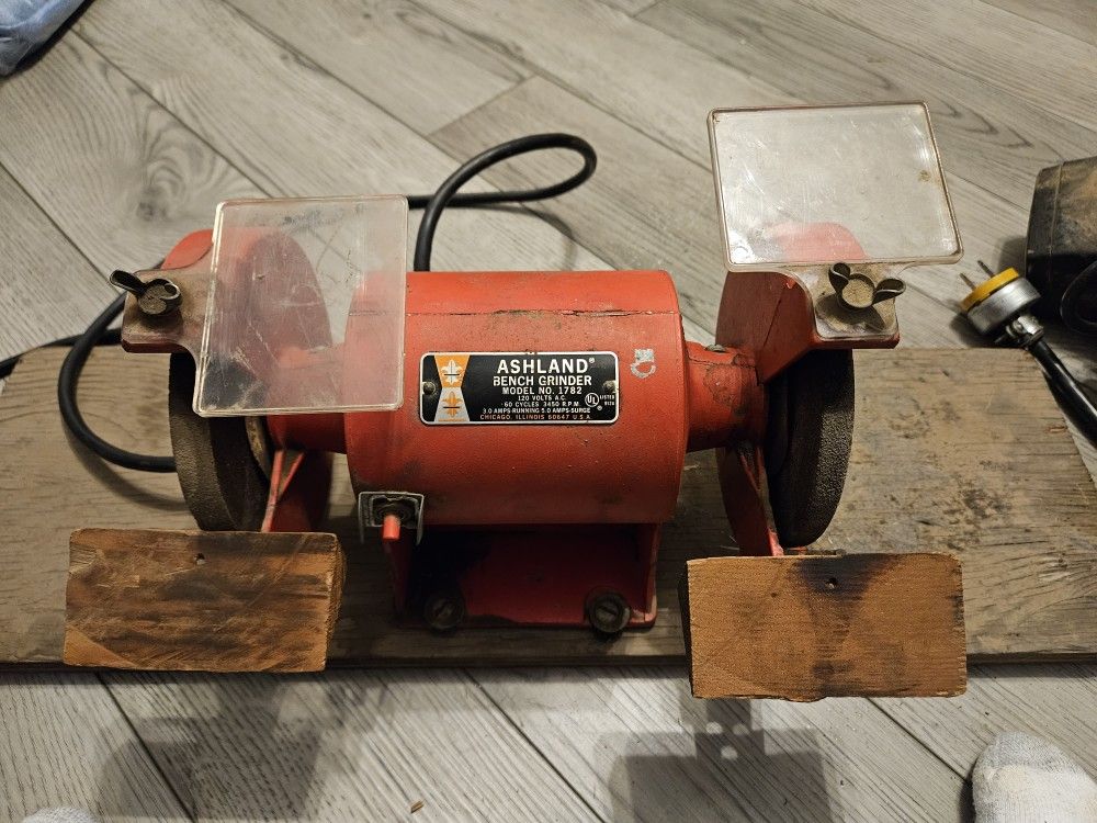 NOS Ashland Bench Grinder Model 1782