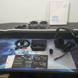 Logitech G Astro A50 X Omni-Platform Wireless Gaming Headset + Base Station for PS5, Xbox, PC: PLAYSYNC Video & Audio Switcher, HDMI 2.1 4K 120Hz 