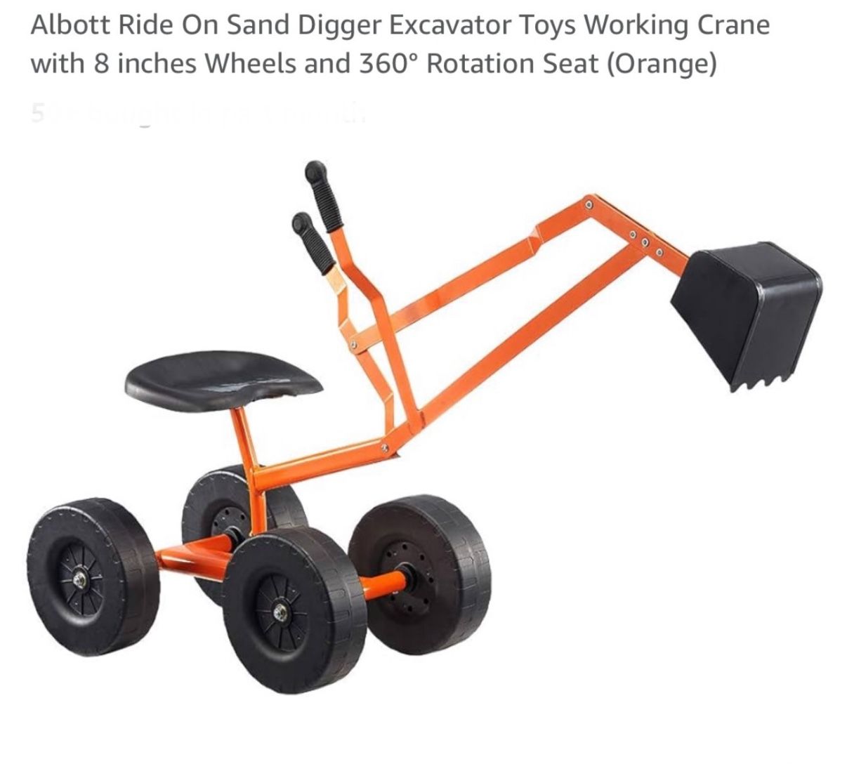 Albott Ride On Sand Digger Excavator Toy