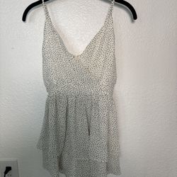 White Polka Dot Dress