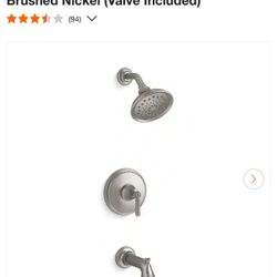 KOHLER Capilano Single-Handle 3-Spray Tub and Shower Faucet (Brushed Nickel)