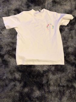 Chrome Hearts Rainbow Logo White T-Shirt