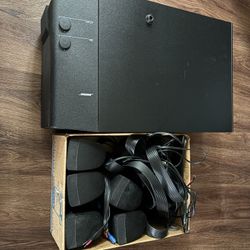 Black Bose Acoustimass 15 Home Cinema Speaker System