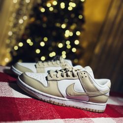 Nike Dunks White/tan