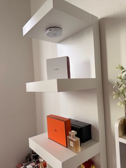 IKEA LACK Wall shelf unit, white, 11 3/4x74 3/4 - Two Shelves ONLY (decor items are NOT included)