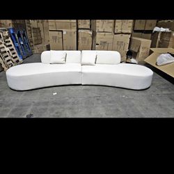 Sofa seccional en forma de media luna ☪️ 🌛