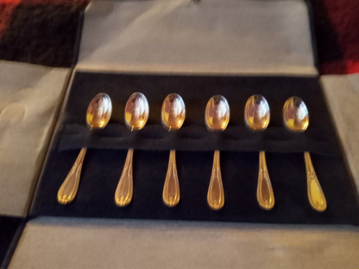 Very Nice Classy Argenti Silver Spoon Set .925 Silver 