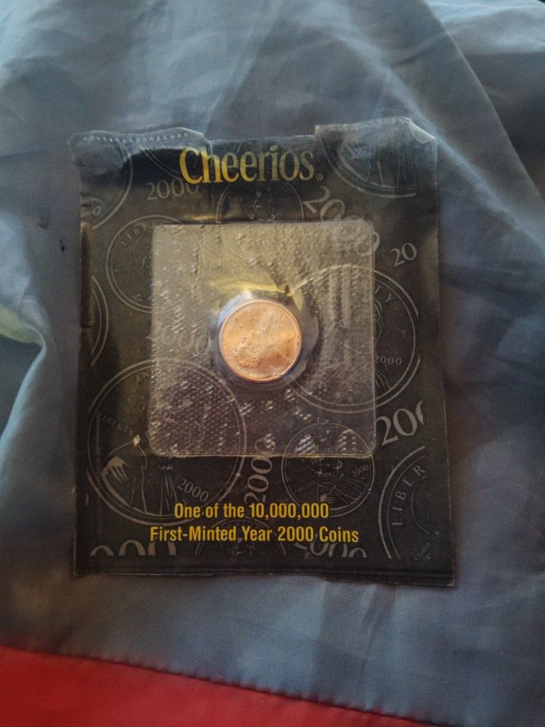 Cheerios Box 1/10;000first Minted Coin/2000