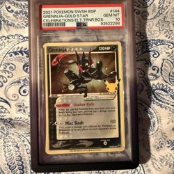 Psa 10 gold star greninja 25th anni promo