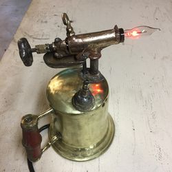 Kerosene Torch With Flickering Bulb