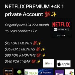 Netflix Premium 🏆✨💫