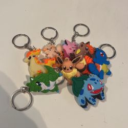 Pokémon Keychain Lot