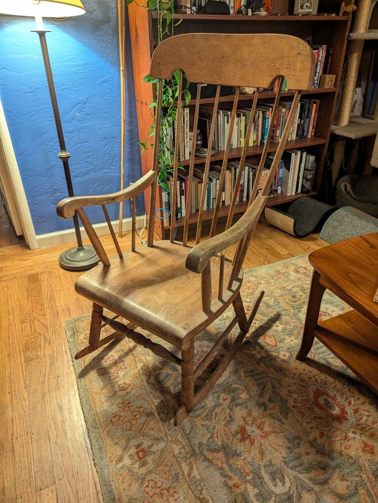 Antique Wood Rocking Chair