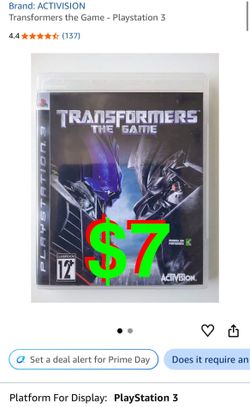 Transformers the Game - Playstation 3