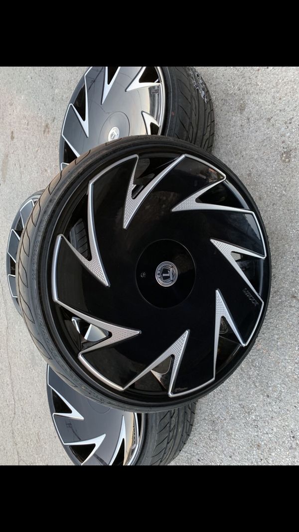 NEW 22” Luxx Rims and Tires 5 Lug Universal Wheels 22s 22 inch Rines
