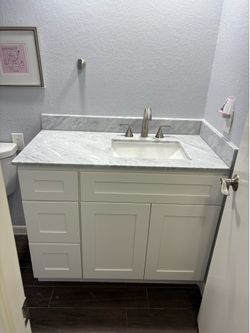 Cabinets and counter top