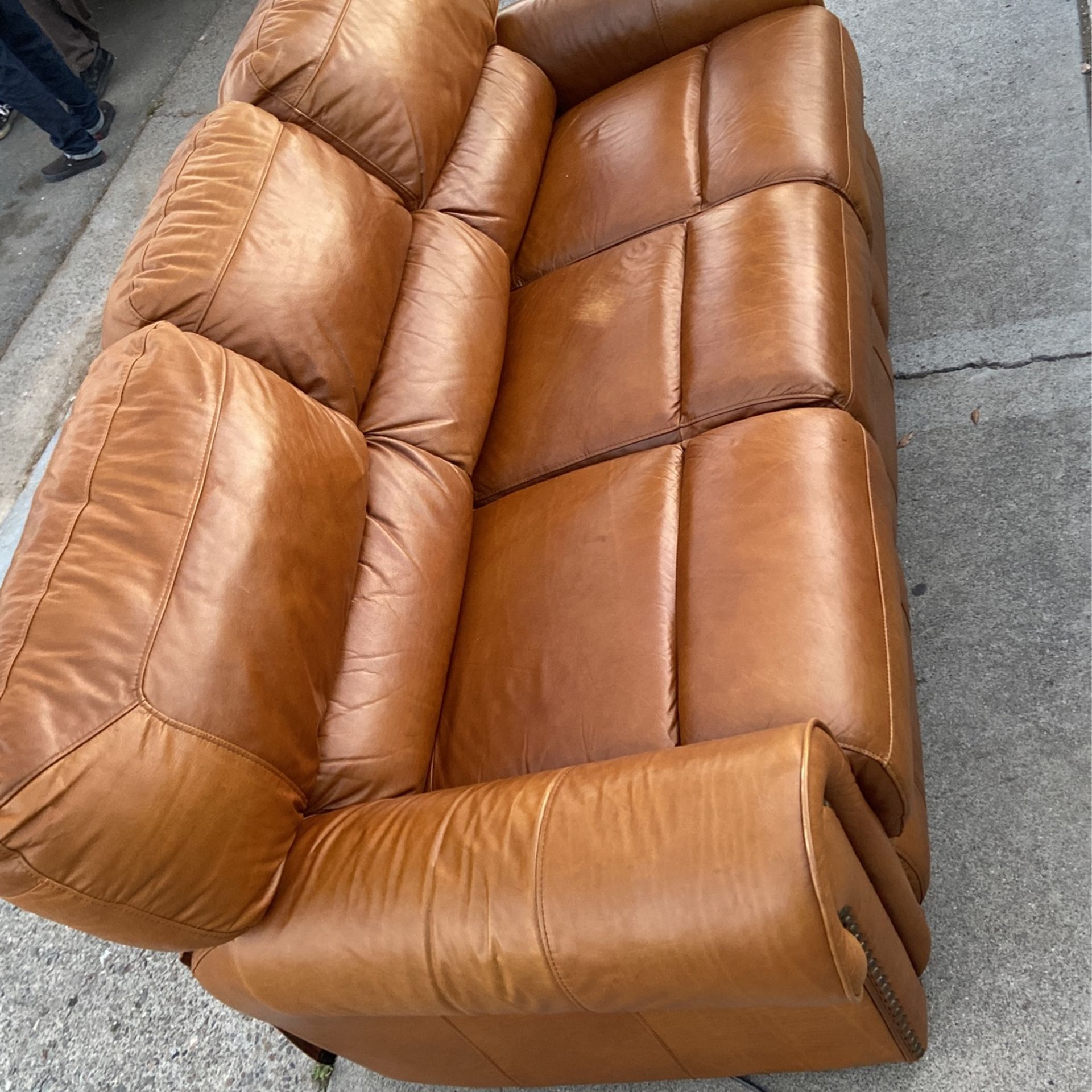 Leather Sofa Set