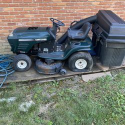 Craftsman Lawn Tractor and Toro Push Mower  