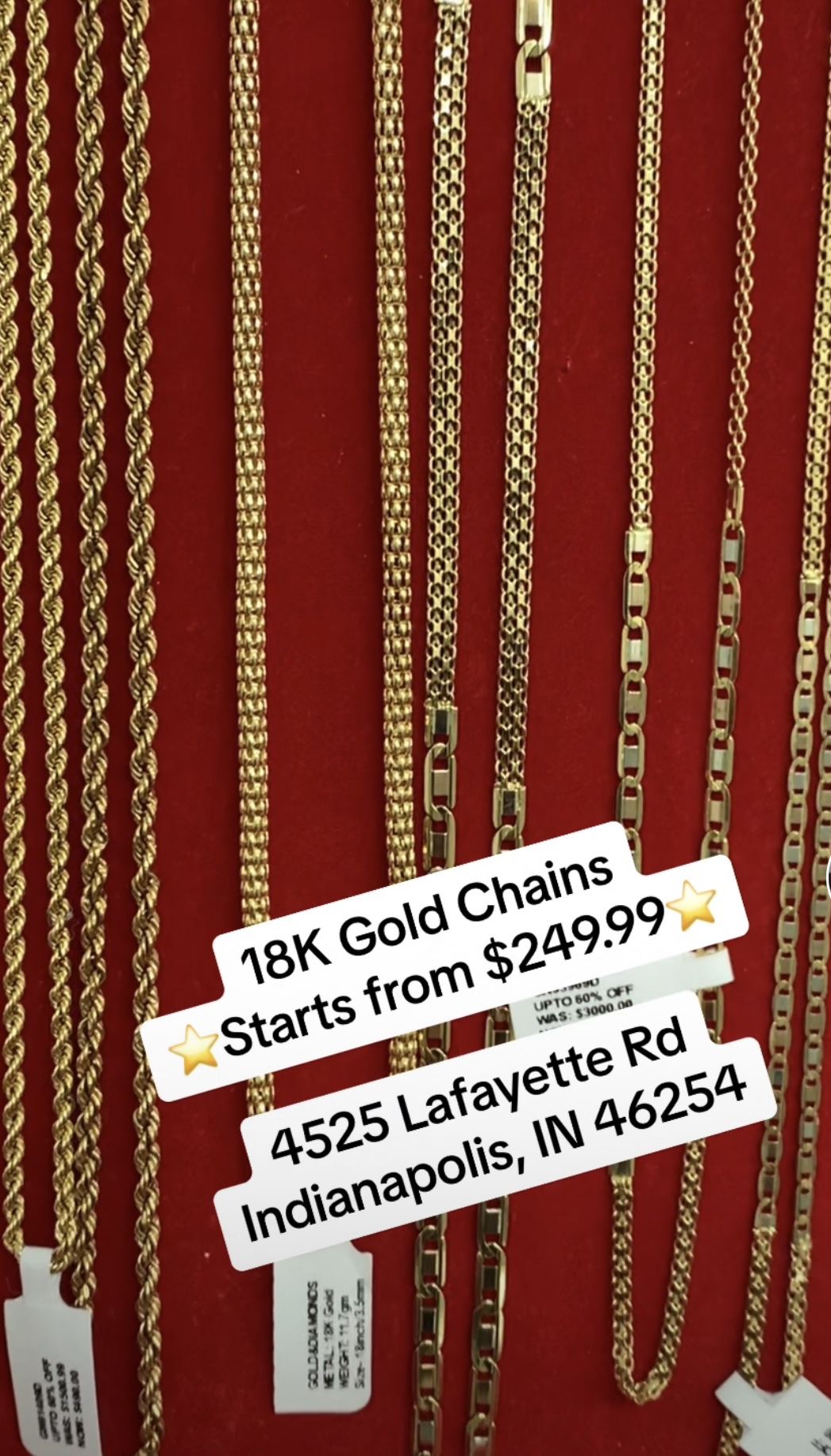 18K Gold Chains