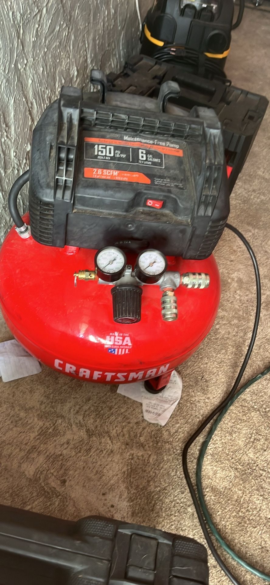 Craftsman 6 gallon air compressor