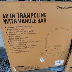 48 IN TRAMPOLINE WITH HANDLE BAR