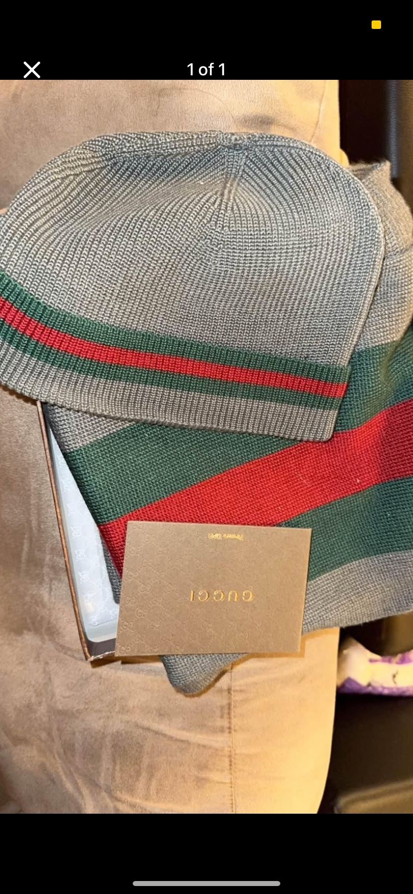 Gucci Hat And Scarf