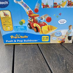 Pop A Ball push and pop bulldozer For Kids